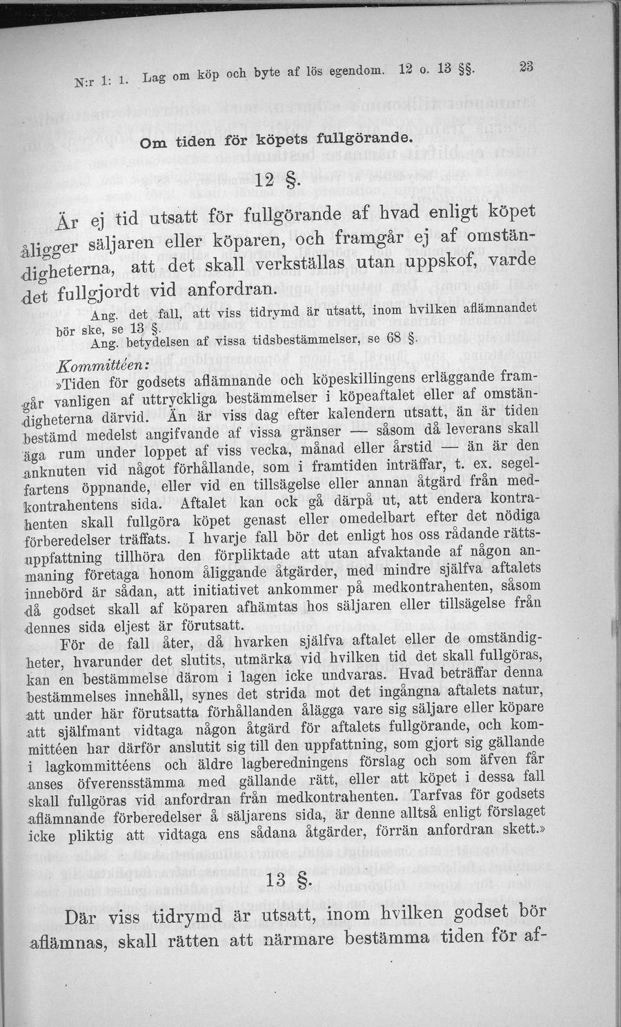 Sidbild, NJA II 1906 nr 1 s. 23