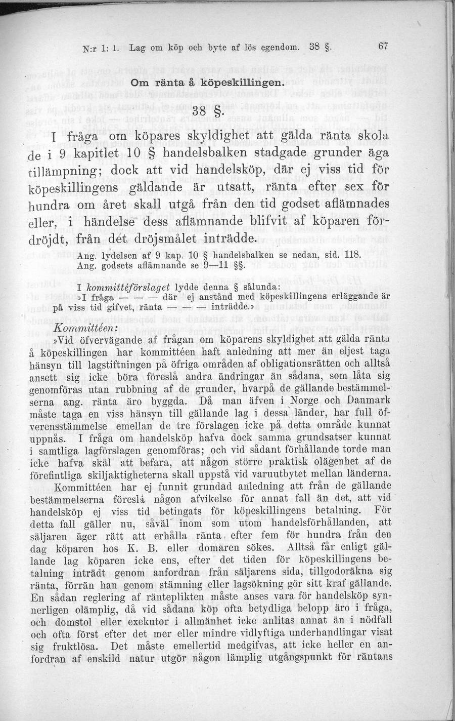 Sidbild, NJA II 1906 nr 1 s. 67