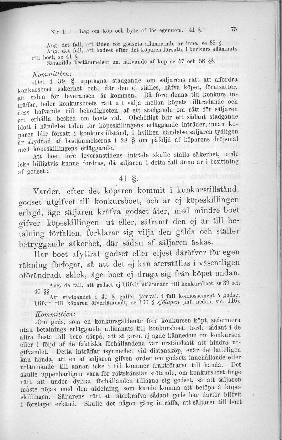 Sidbild, NJA II 1906 nr 1 s. 75