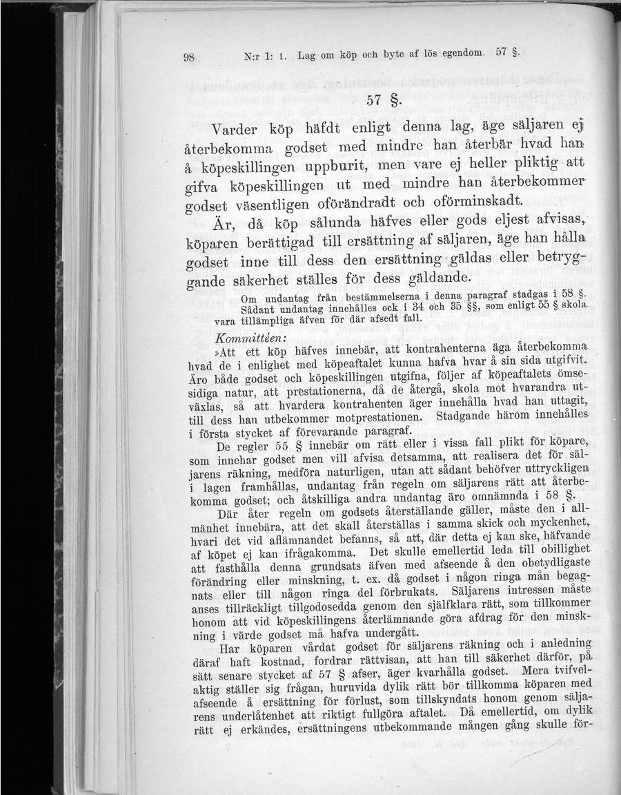 Sidbild, NJA II 1906 nr 1 s. 98
