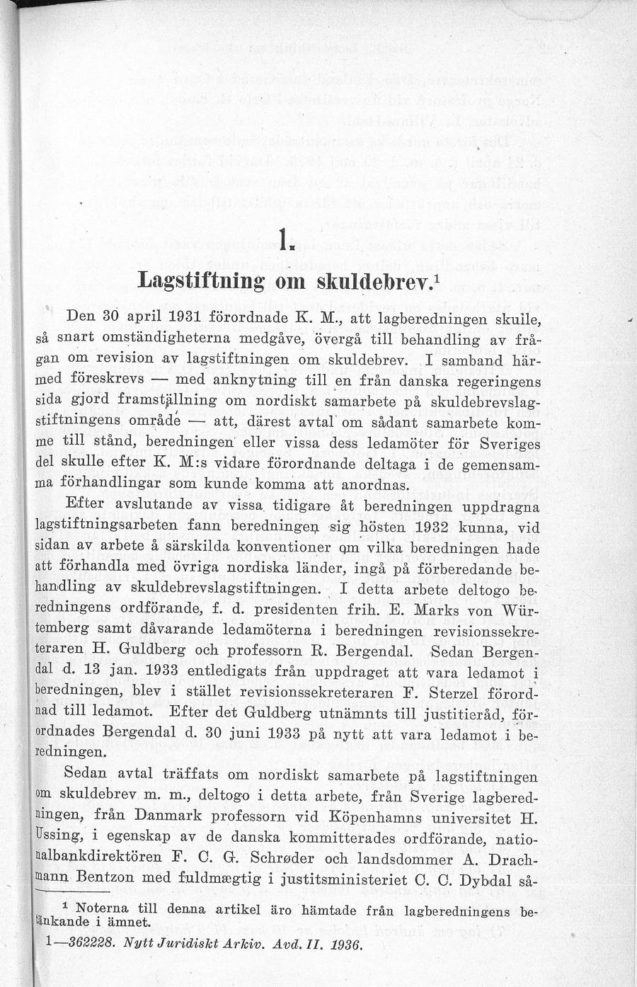 Sidbild, NJA II 1936 s. 1